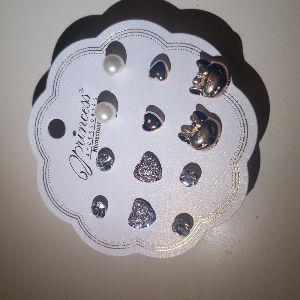 Princess ACCESORIES 6 Pair Earings